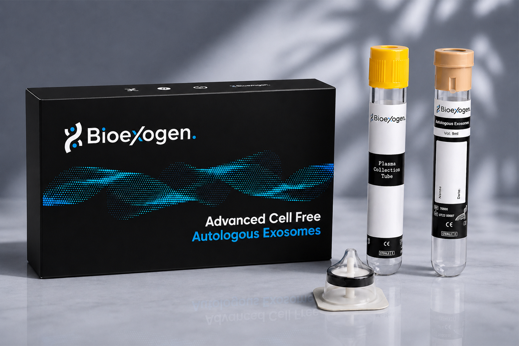 Bioceutix BioExogen packaging and tubes